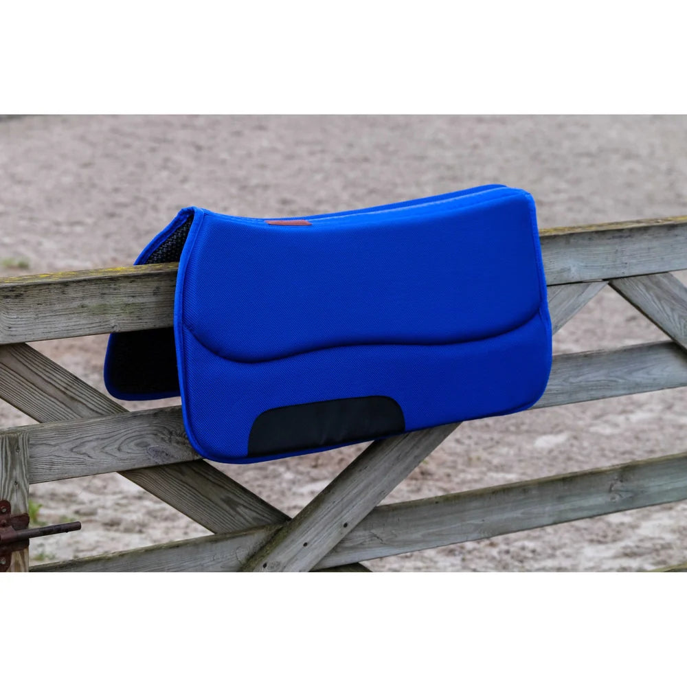 Western saddle pad - Air, Royalblå