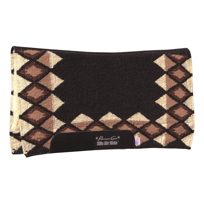 Comfort-Fit SMx Air Ride Western Pad | Quest Black/Tan