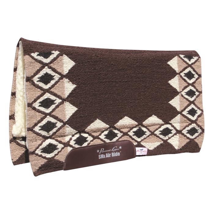Comfort-Fit SMx Air Ride Western Pad | Quest Chocolate/Tan