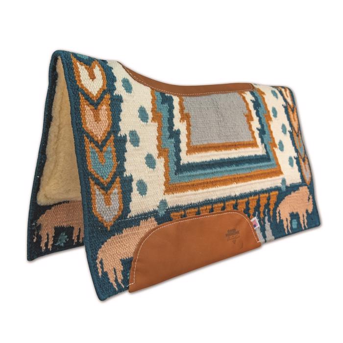 Comfort-Fit SMx Air Ride Western Pad | Into The Storm | Lagoon