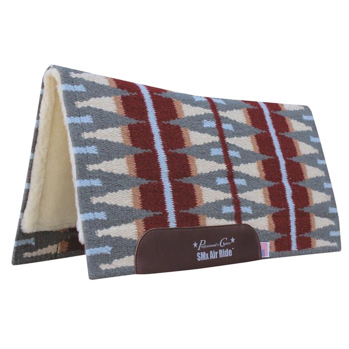 Comfort-Fit SMx Air Ride Western Pad | Sharp Shooter Charcoal