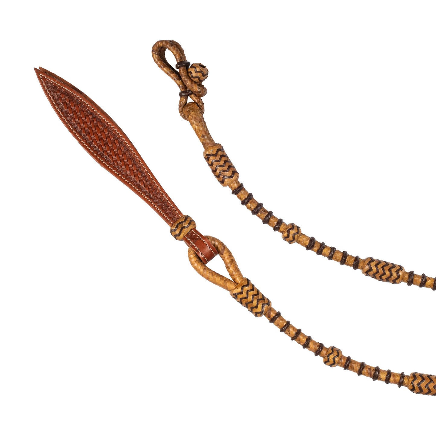 Raw Braided Romal Reins
