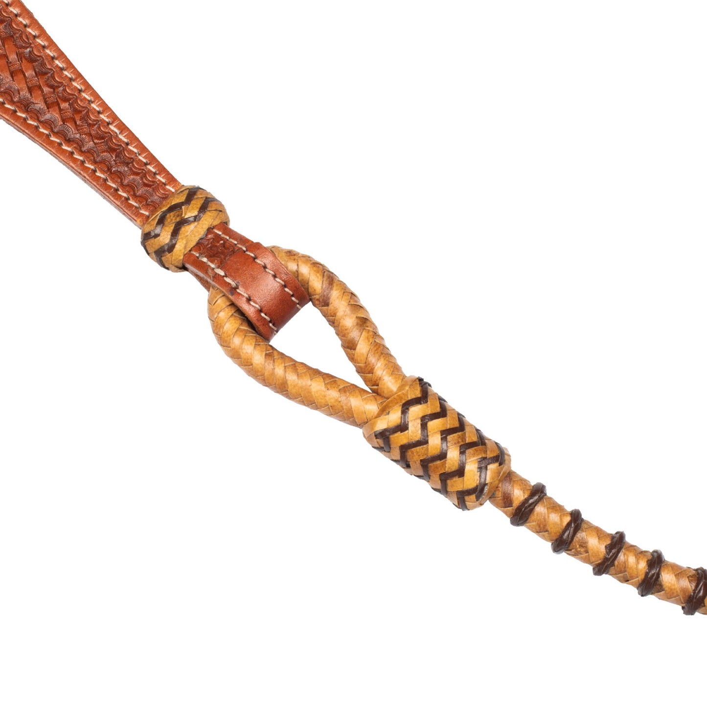 Raw Braided Romal Reins