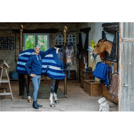 EQUITHÈME - Confortech - Polarfleece Täcke"New Market-stil"