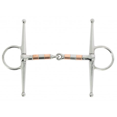 FEELING Full cheek snaffle - With roller