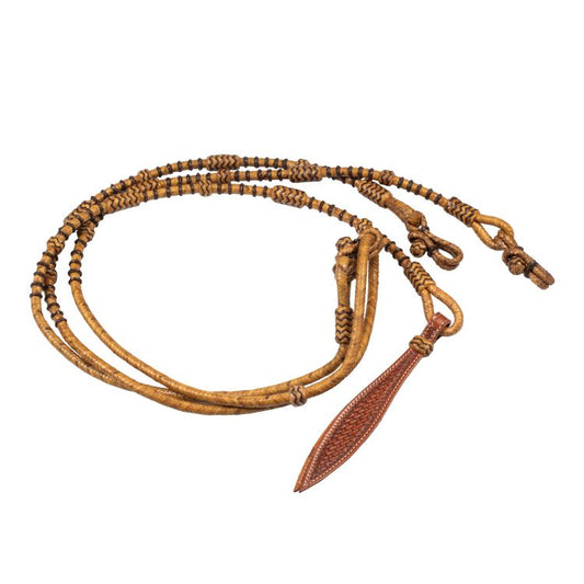 Raw Braided Romal Reins