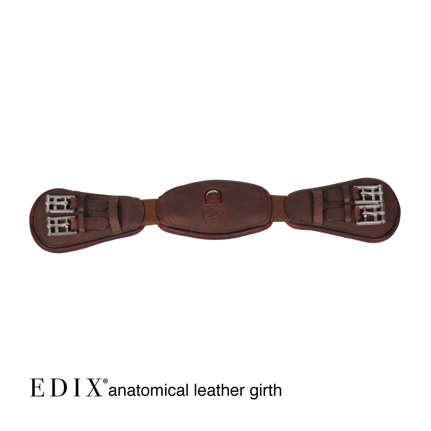 Edix EDIX anatomical 3-part leather dressage girth