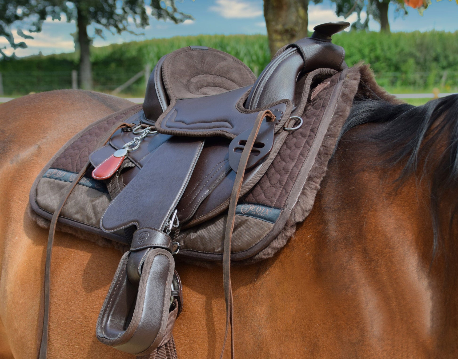 Edix EDIX Billy synthetic treeless Western kids saddle