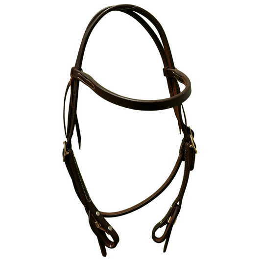 Raw Tack Work Tack Quick Change Brass Buckle Browband Headstall