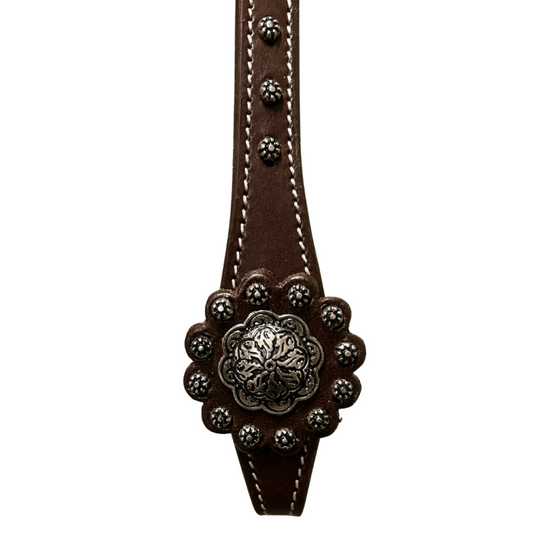 Raw Tack Futurity Knot and Dots Browband Headstall