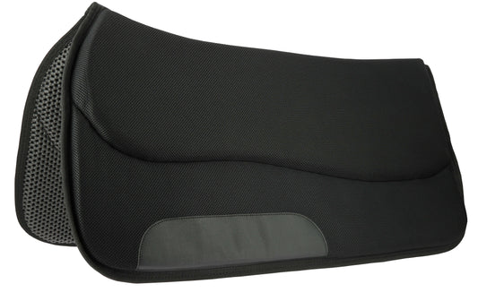 Western saddle pad - Air, Svart