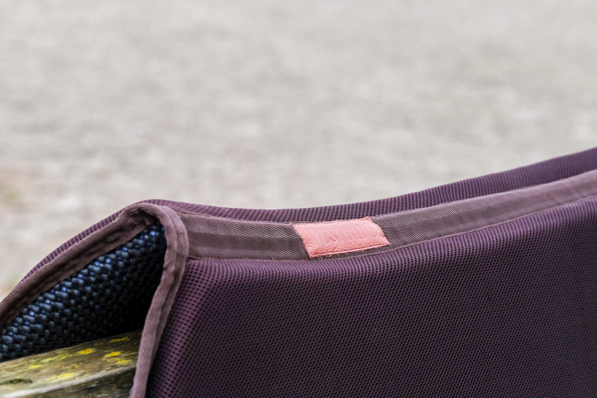 Western saddle pad - Air, Brun