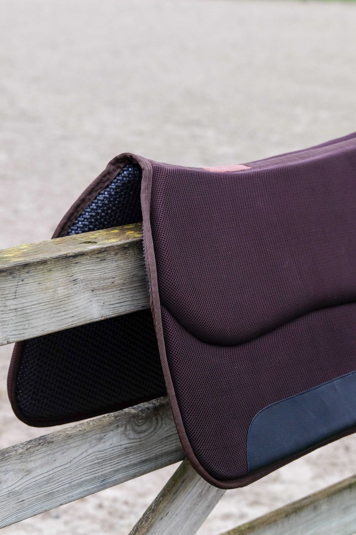 Western saddle pad - Air, Brun