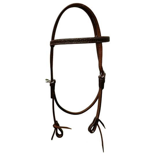 Raw Tack Snake tooled Browband Headstall