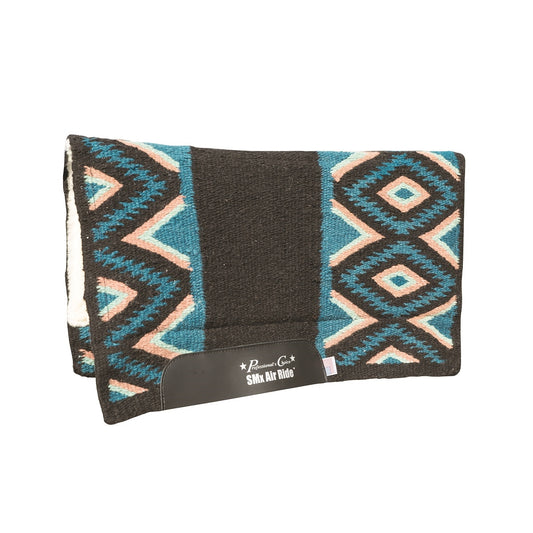 Comfort-Fit SMx Air Ride Western Pad | Eldorado Black/Mint