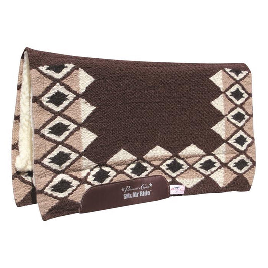 Comfort-Fit SMx Air Ride Western Pad | Quest Chocolate/Tan