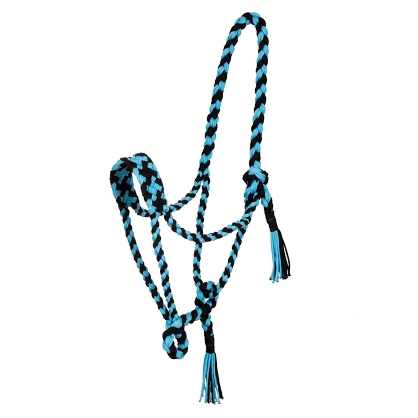 Braided nylon halter