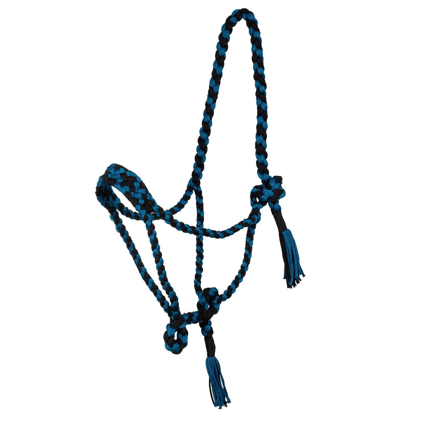 Braided nylon halter