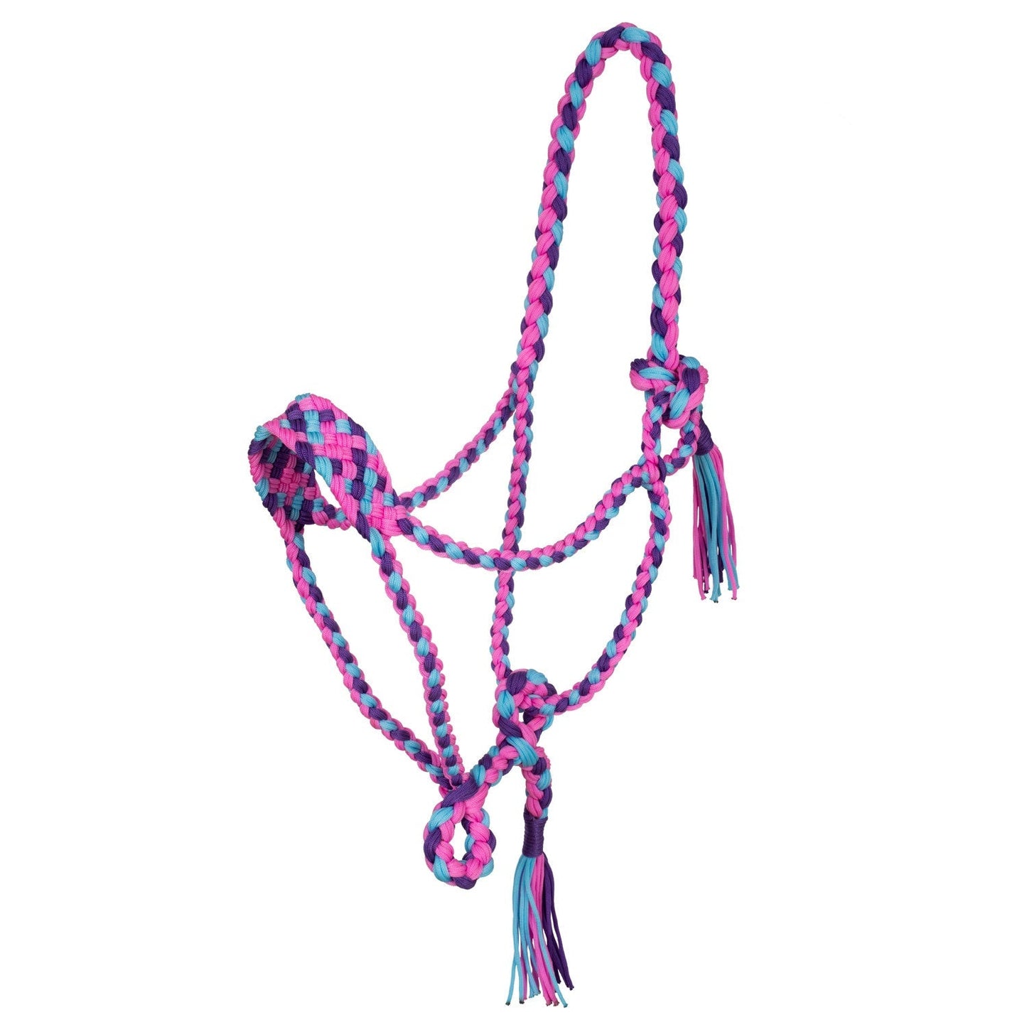 Braided nylon halter
