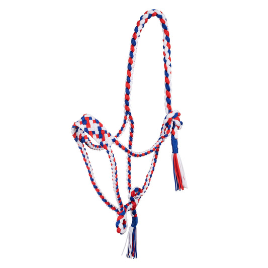 Braided nylon halter