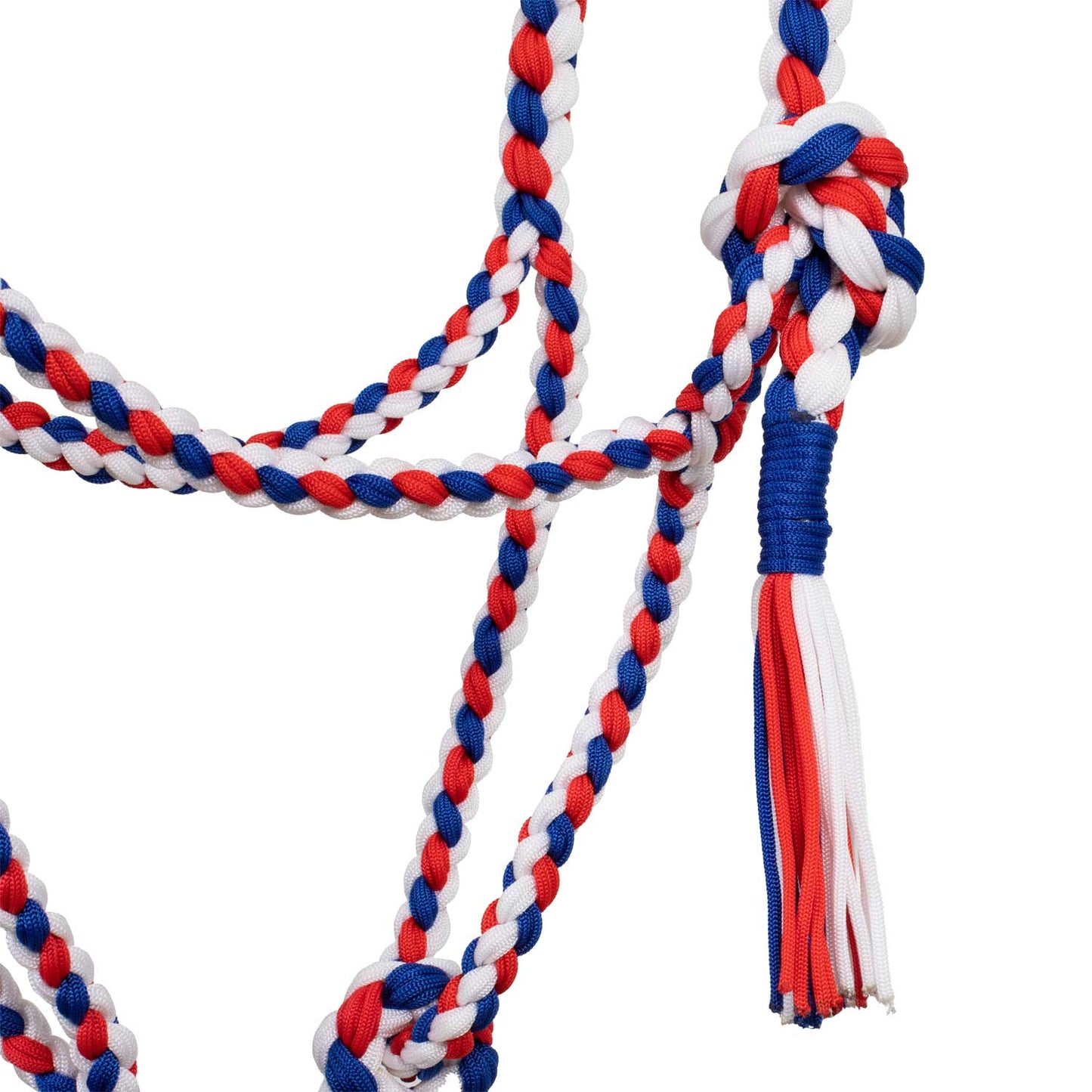 Braided nylon halter
