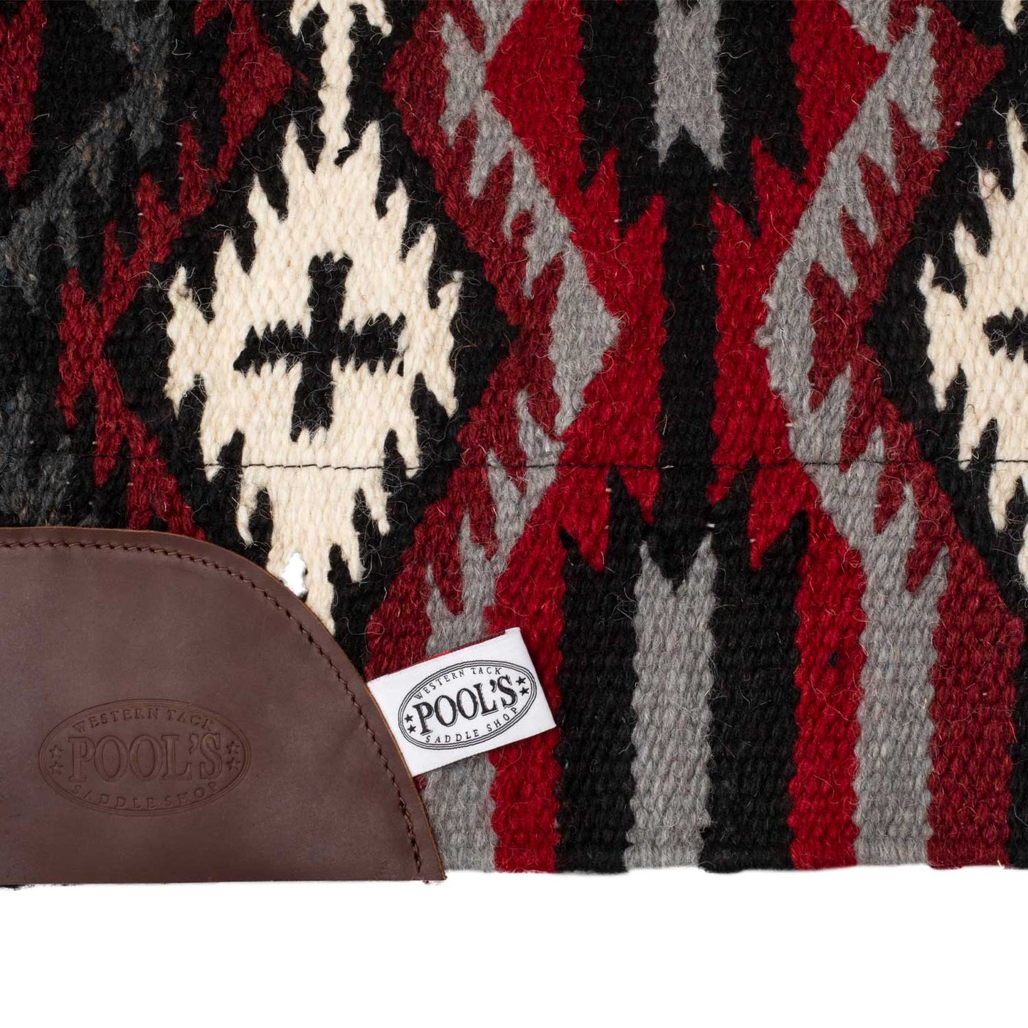 New Zealand wool western saddle pad - flera färger