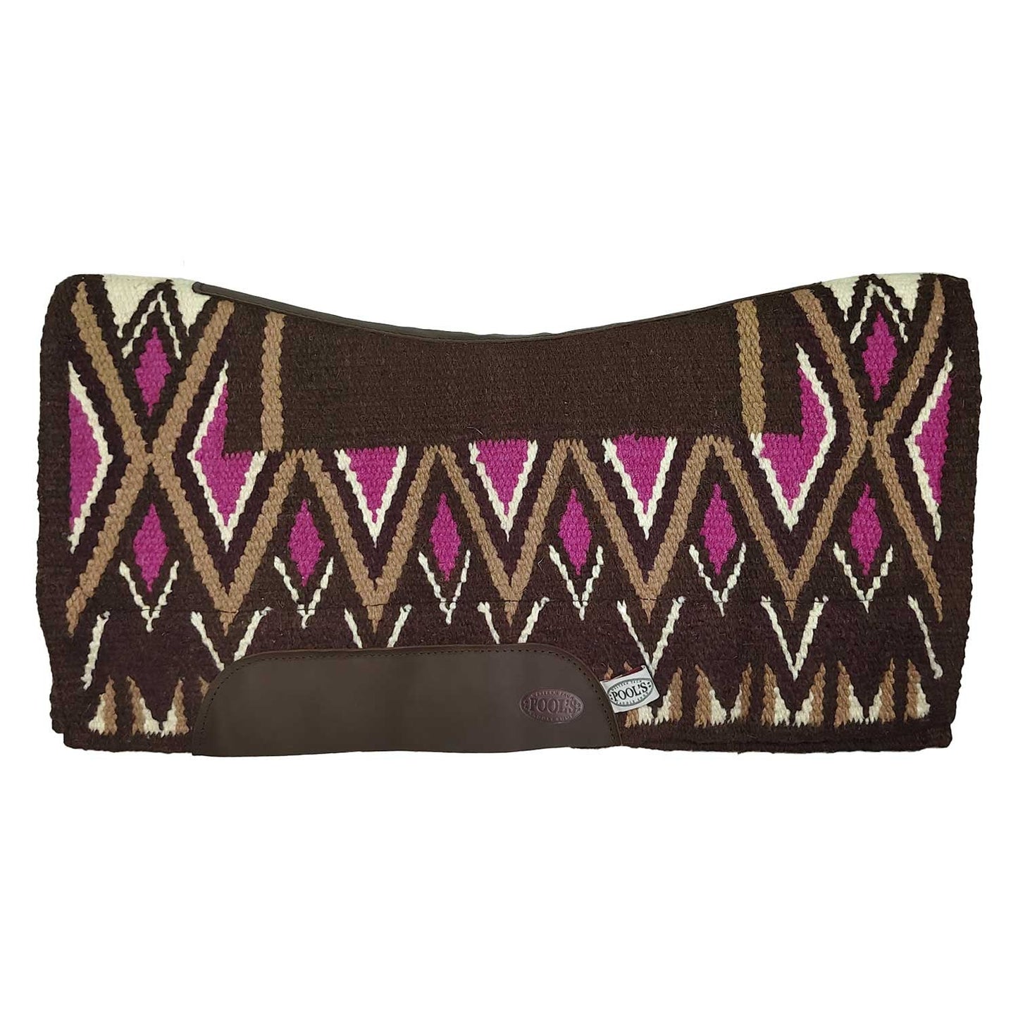 New Zealand wool western saddle pad - flera färger