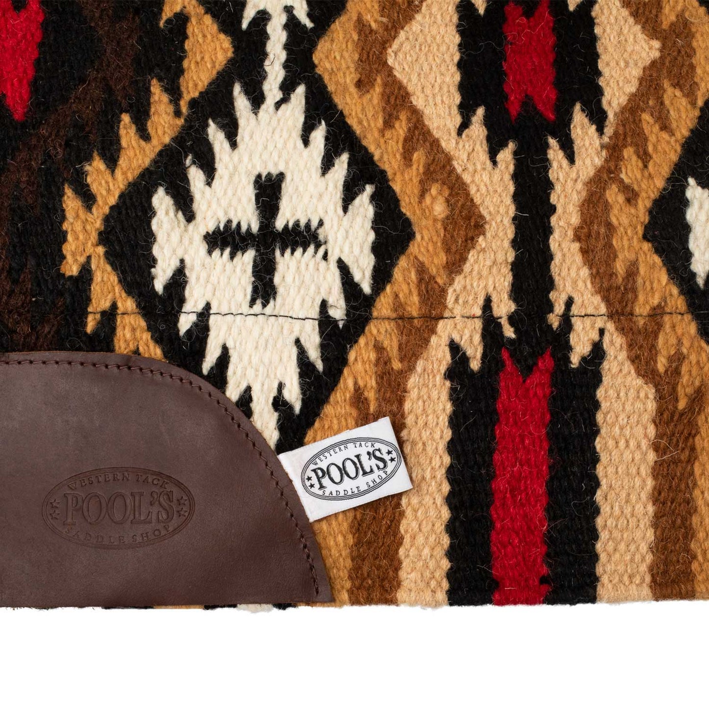 New Zealand wool western saddle pad - flera färger