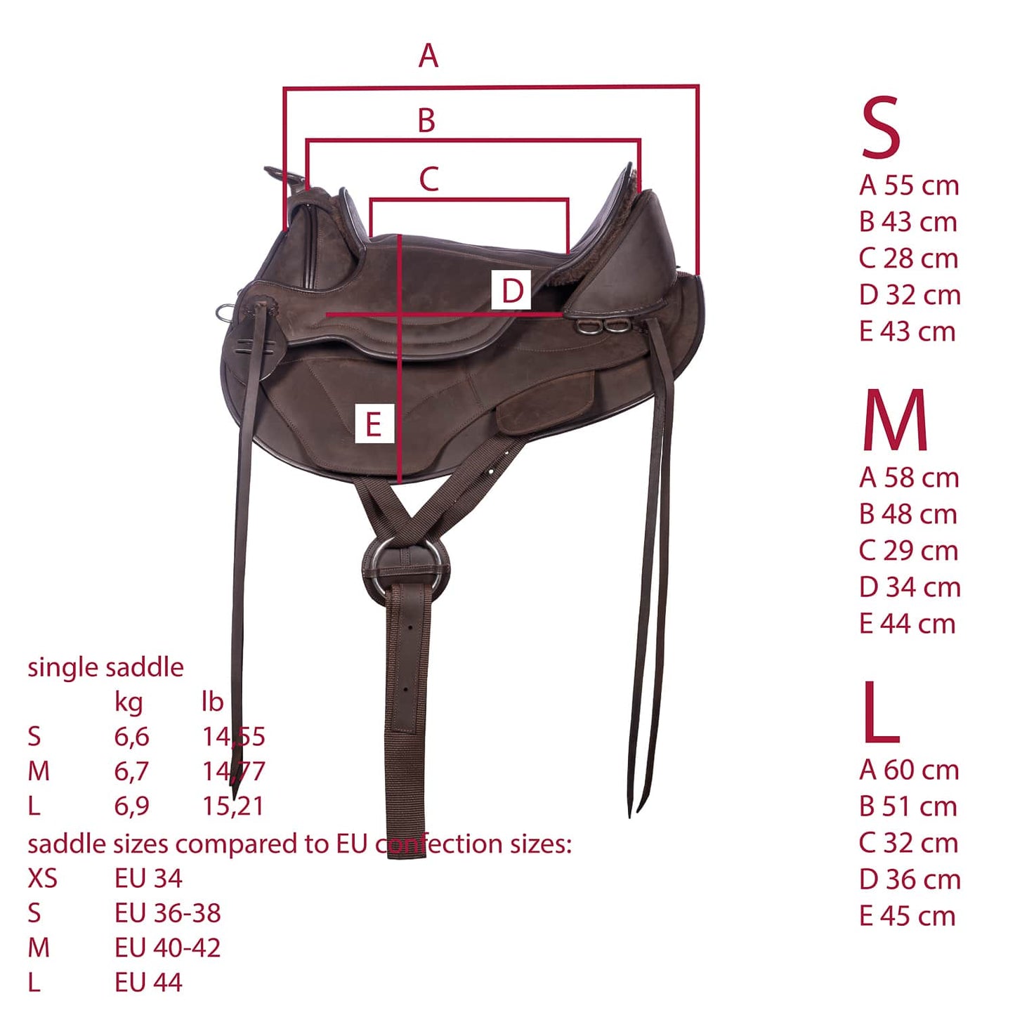 EDIX Tequiro treeless Western saddle