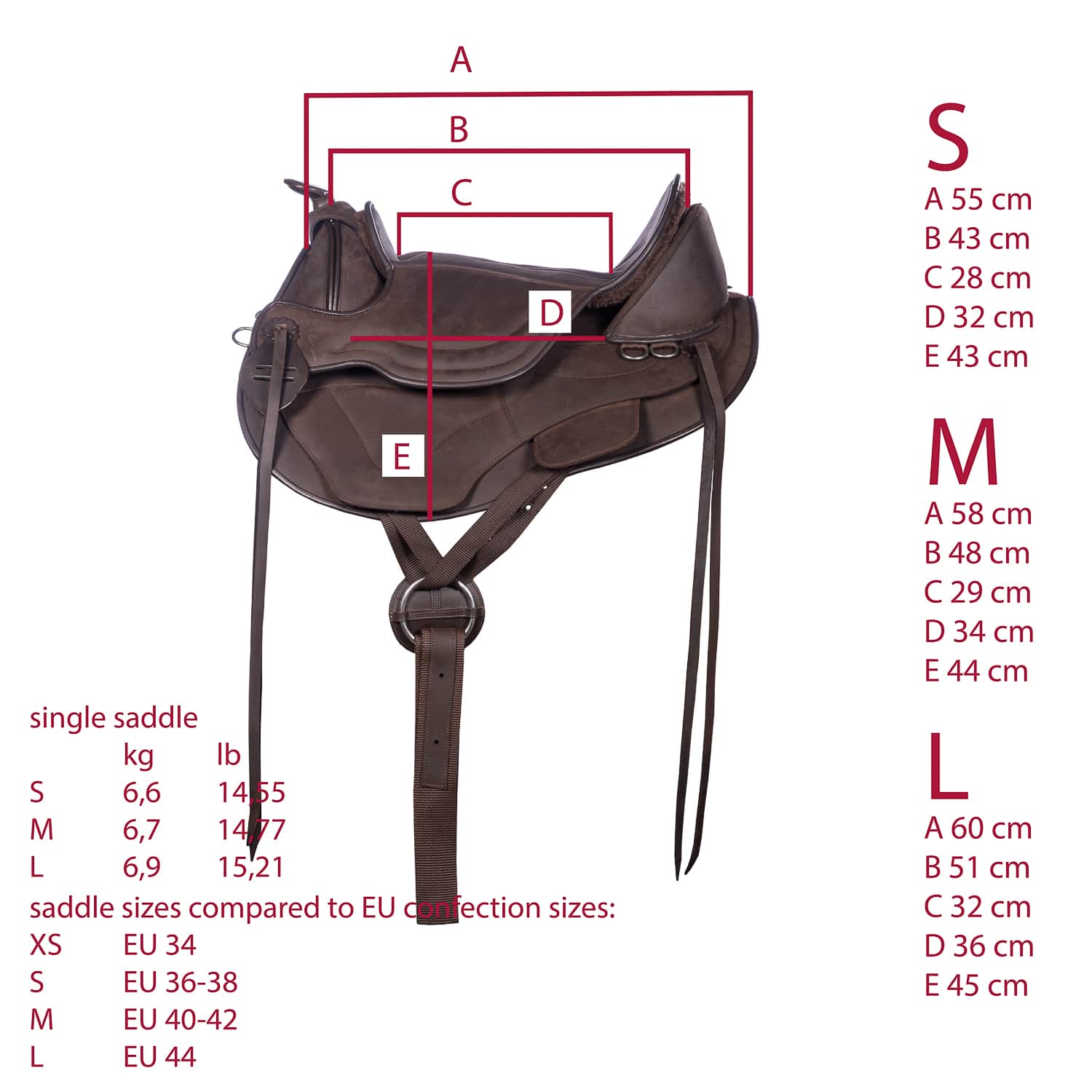 EDIX Tequiro treeless Western saddle
