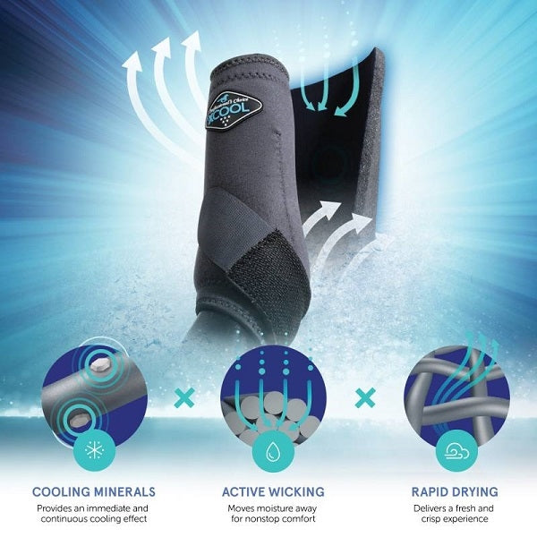 Professional's Choice – 2XCool Sports Medicine Boots - Navy, 4-pack