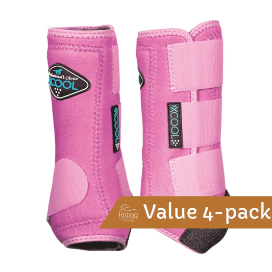 Professional's Choice – 2XCool Sports Medicine Boots - Orchid, 4-pack
