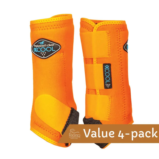 Professional's Choice – 2XCool Sports Medicine Boots - Orange, 4-pack
