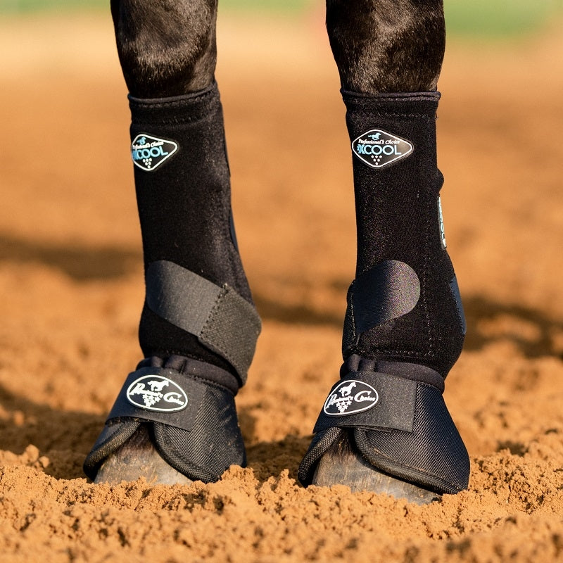 Professional's Choice 2XCool Sports Medicine Front Boots | Orange | Large