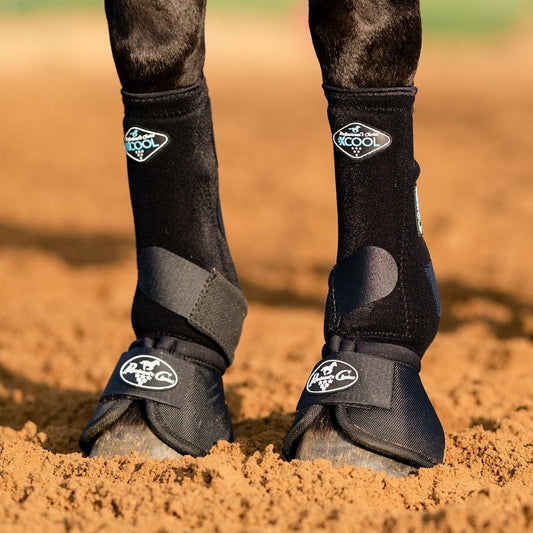 Professional's Choice 2XCool Sports Medicine Front Boots | Orange | Large