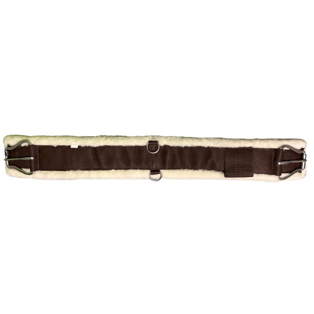 Raw Tack Western Wool Cinch Chocolate