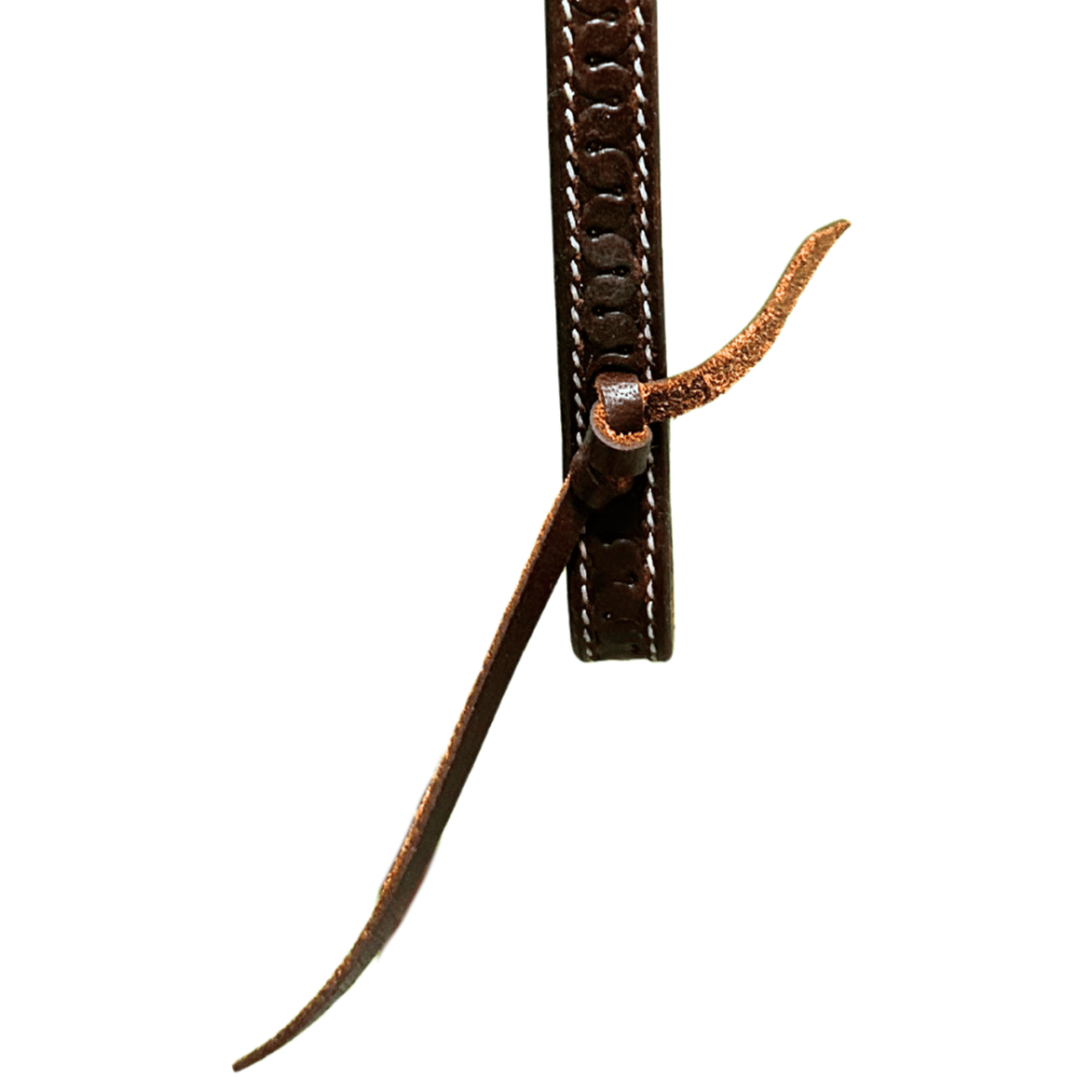 Raw Tack Snake tooled Browband Headstall