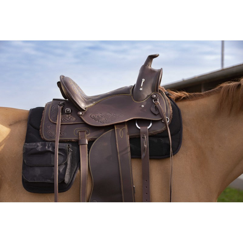 Norton WESTRIDE Western saddle pad with pockets